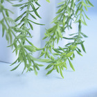 Arranjo Folhagem Pendente Artificial No Vaso Cinza | Formosin